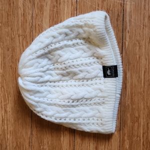 Fleece lined knit hat